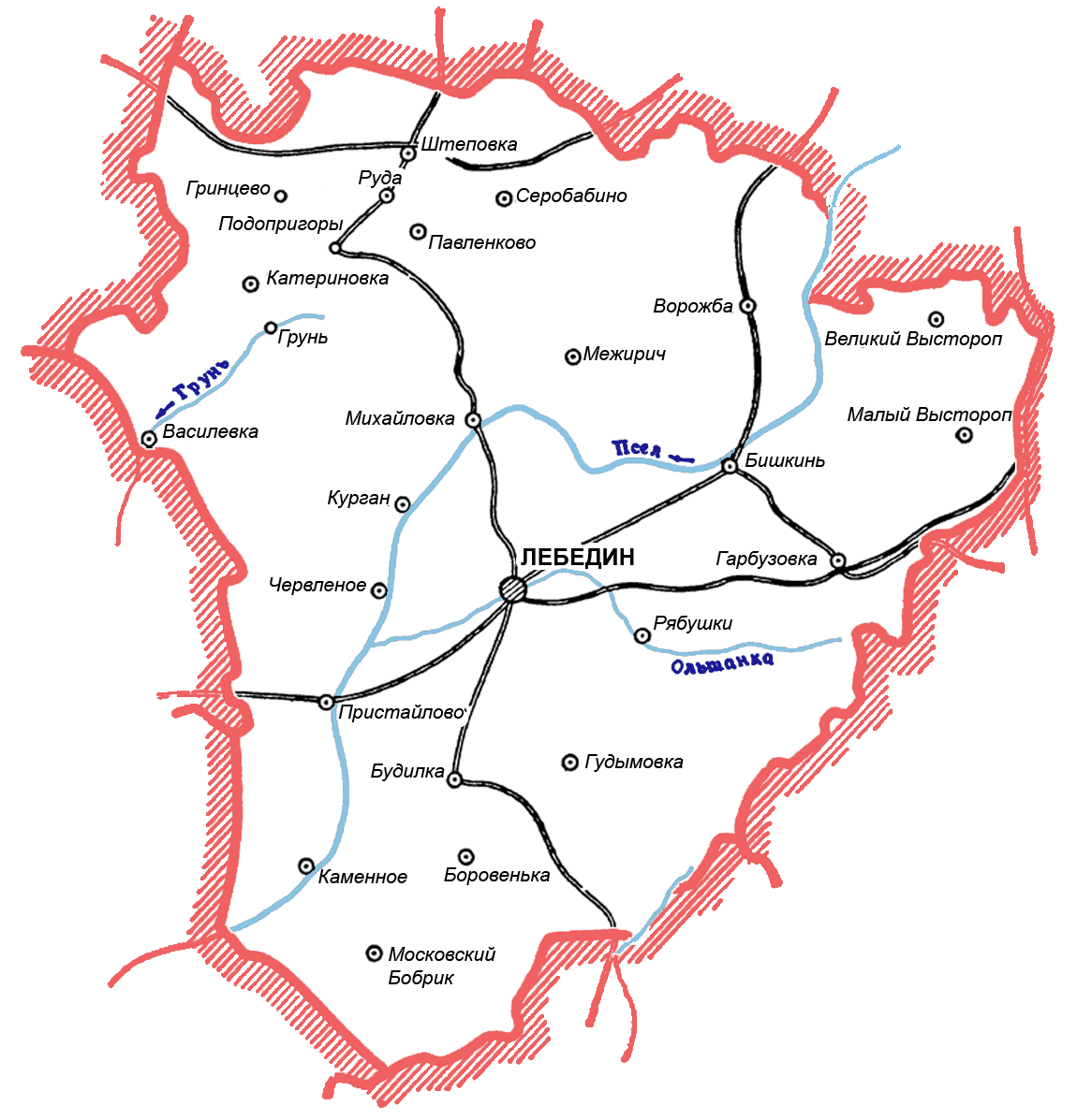 Карта Конотопского Района Подробная С Совинка