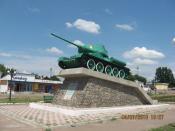 Памятник танкистам 40-й армии - 2010