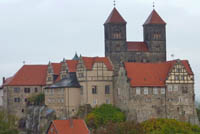 Коллегиатская церковь, замок и Старый город в Кведлинбурге