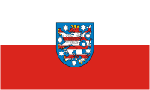 Флаг земли Тюрингия