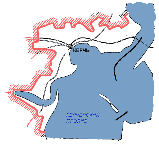 Карта Керченского горсовета
