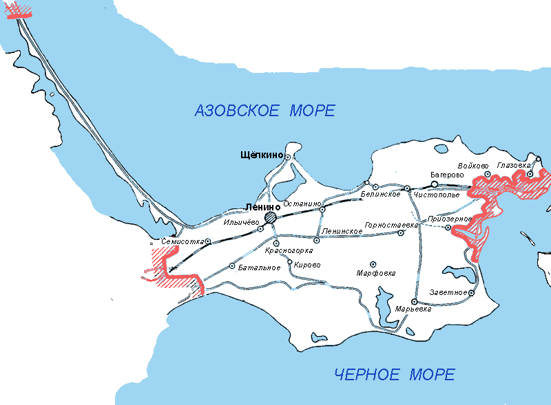 Карта Ялтинского горсовета