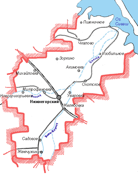 Карта Советского района