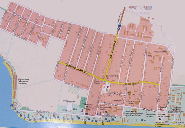 Карта Николаевки