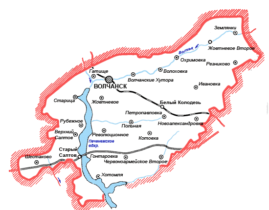 Карта волчанска свердловской области