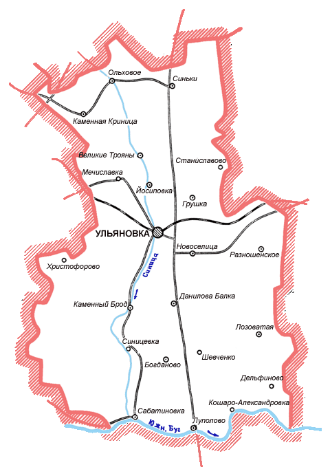 Карта Благовещенского района