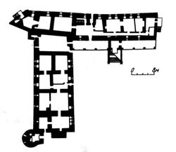 План Поморянского замка