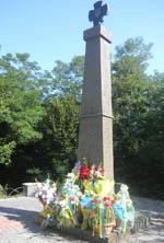 Памятник воинам Карпатской Сечи на Замковой горе